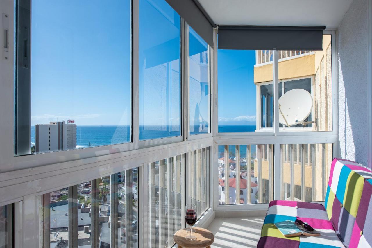 Gorgeous view 2 bedroom apartment Las Americas Arona  Buitenkant foto